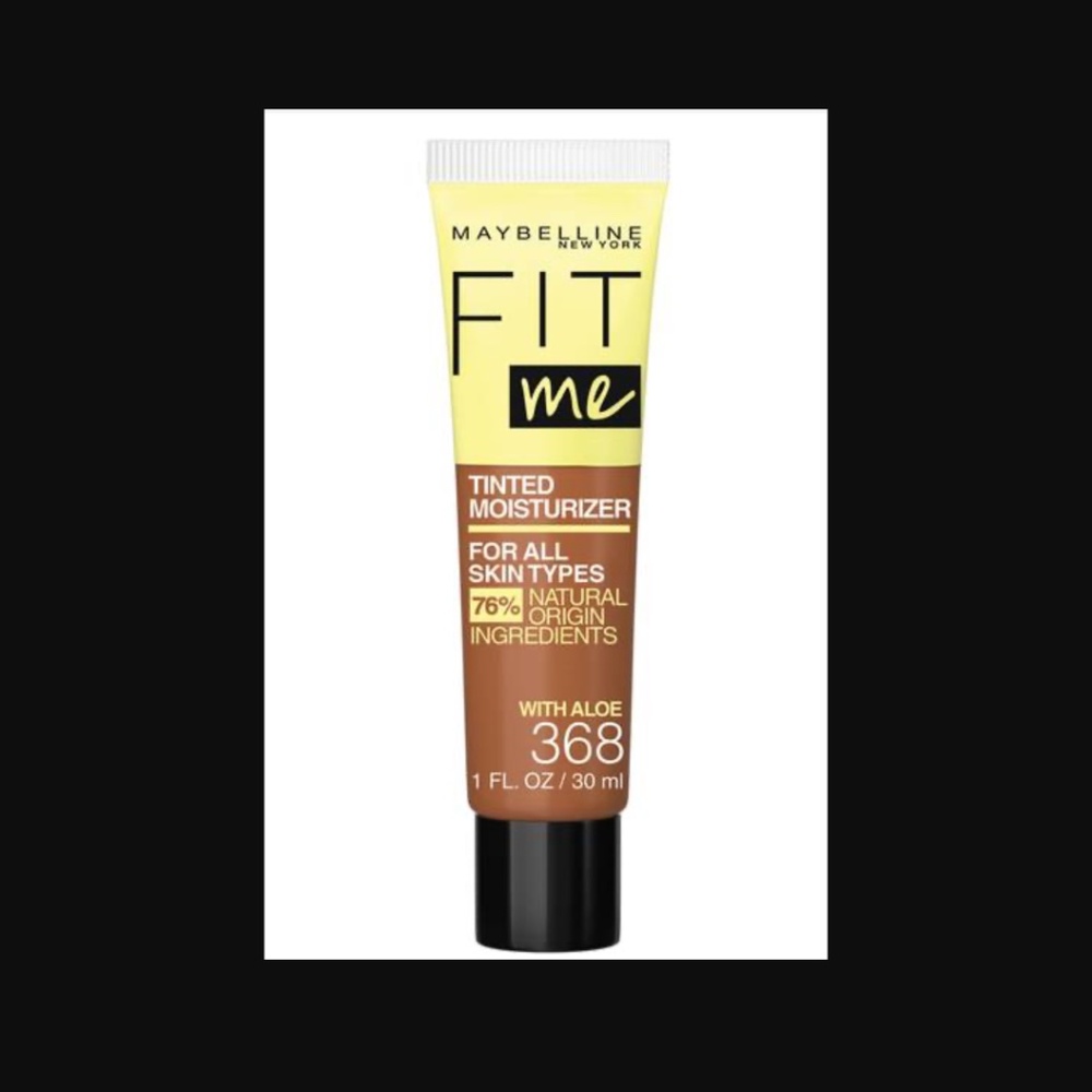 Maybelline Fit Me! Tinted Moisturizer, Natural Coverage, Face Makeup, Shade 368